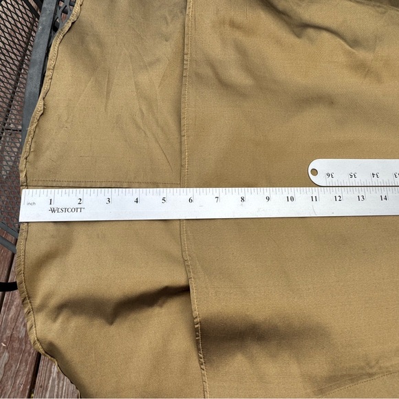 Worth 100% Bronze Silk Floor Length Skirt - Picture 6 of 7